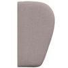 vidaXL Oreille de t&ecirc;te de lit Taupe 40 x 23 x 6 cm tissu