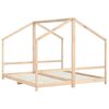 vidaXL Cadre de lit pour enfants 2x(90x200) cm bois de pin massif