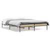 vidaXL Cadre de lit sans matelas ch&ecirc;ne sonoma 140x190 cm