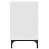 vidaXL Cabinet de chevet 2 pcs Blanc 49 x 36 x 61 cm Bois d'ing&eacute;nierie
