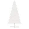 vidaXL Arbre de Noël en bois pour décoration blanc 150 cm pin massif