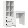 vidaXL Bureau avec tiroir 2 pcs Blanc