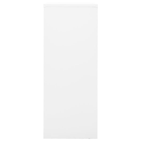 vidaXL Armoire de bureau Blanc 90x40x102 cm Acier