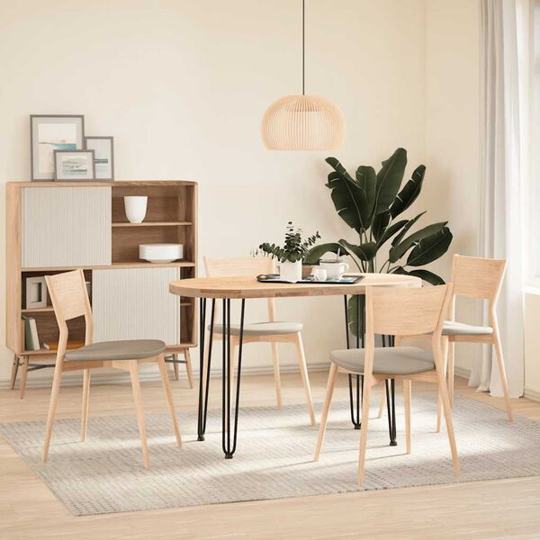 vidaXL Pieds en épingle à cheveux pour consoles, lot de 4, noir, 72 cm, acier massif