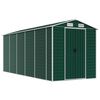 vidaXL Abri de jardin vert 191x470x198 cm acier galvanis&eacute;