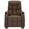 vidaXL Fauteuil de massage Marron Tissu