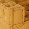 vidaXL Canap&eacute; modulaire jaune 70x70x54 tissu