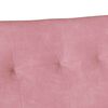 vidaXL Banc Chesterfield Rose 112 x 65.5 x 75 cm Velours