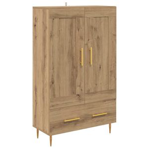 vidaXL Haut Armoire avec tiroir Ch&ecirc;ne artisanal 69,5 x 31 x 115 cm