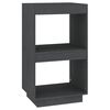 vidaXL Biblioth&egrave;que Gris 40x35x71 cm Bois de pin massif