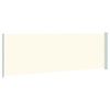 vidaXL Auvent latéral rétractable de patio 200x600 cm Crème