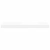 vidaXL &Eacute;tag&egrave;res murales flottantes 2 pcs blanc 60x23,5x3,8 cm MDF
