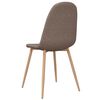 vidaXL Chaises à manger lot de 2 taupe tissu