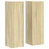 vidaXL Supports pour plantes 2 pcs ch&ecirc;ne sonoma bois d'ing&eacute;nierie