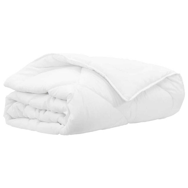 vidaXL Couettes & Duvets Blanc 200 x 200 cm Microfibre
