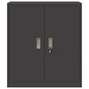 vidaXL Armoire de rangement Noir 80 x 40 x 90 cm Acier