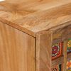 vidaXL Buffet Naturel 90 x 33,5 x 75 cm Bois de mangue massif