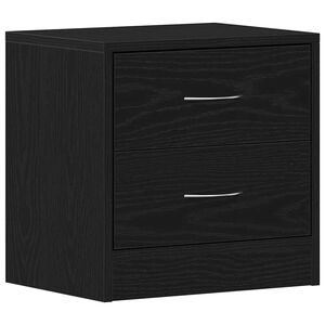vidaXL Table de chevet ch&ecirc;ne noir 40x30x40 cm bois d'ing&eacute;nierie