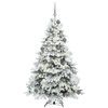 vidaXL Sapin de No&euml;l artificiel avec 300 LED Blanc 180 cm PE et PVC