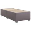 vidaXL Sommier &agrave; lattes de lit avec matelas Gris 80x200 cm Similicuir