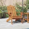 vidaXL Chaise de jardin Adirondack Bois d'acacia massif