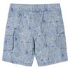 Short pour enfants avec cordon de serrage bleu foncé 116