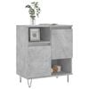 vidaXL Buffet Gris béton 60x35x70 cm Bois d'ingénierie