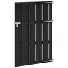 vidaXL Porte de Jardin 100 x 150 cm WPC et Aluminium Noir