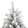 vidaXL Sapin de No&euml;l artificiel Vert et blanc 300 cm PVC et m&eacute;tal