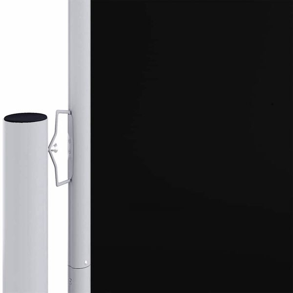 vidaXL Auvent latéral rétractable Noir 200x1000 cm