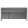 vidaXL Bureau mural Gris Sonoma 60 x 45 x 30 cm Bois d'ing&eacute;nierie