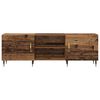 vidaXL Meuble TV Bois ancien 150 x 30 x 50 cm Bois d'ing&eacute;nierie