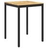 vidaXL Table de Bar de Jardin Blanc et noir 80 x 80,5 x 105 cm