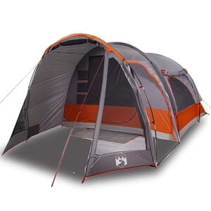 vidaXL Tente familiale 6 personnes orange imperm&eacute;able