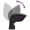 vidaXL Accoudoir de voiture noir 13x31x(31-44) cm ABS