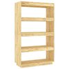 vidaXL Biblioth&egrave;que/S&eacute;parateur de pi&egrave;ce 80x35x135cm bois de pin massif