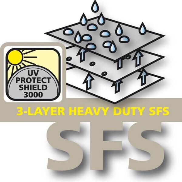 Eurotrail Sac de transport pour coussin Gris