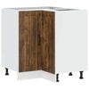 vidaXL Armoire d'angle de cuisine Lucca ch&ecirc;ne fum&eacute; bois d'ing&eacute;nierie