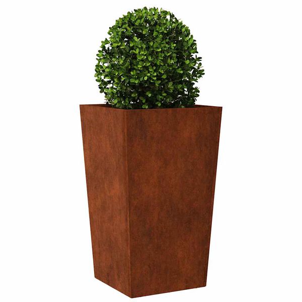 vidaXL Jardini&egrave;res 2 pcs 45x45x75 cm acier r&eacute;sistant aux intemp&eacute;ries