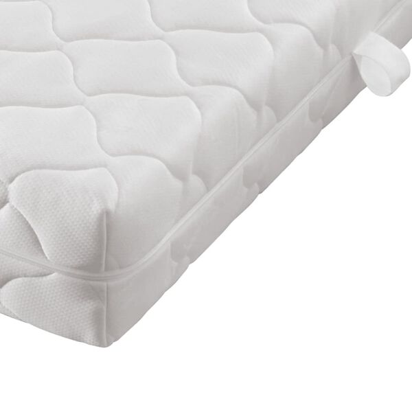 vidaXL Matelas avec housse lavable 200 x 120 x 17 cm H3