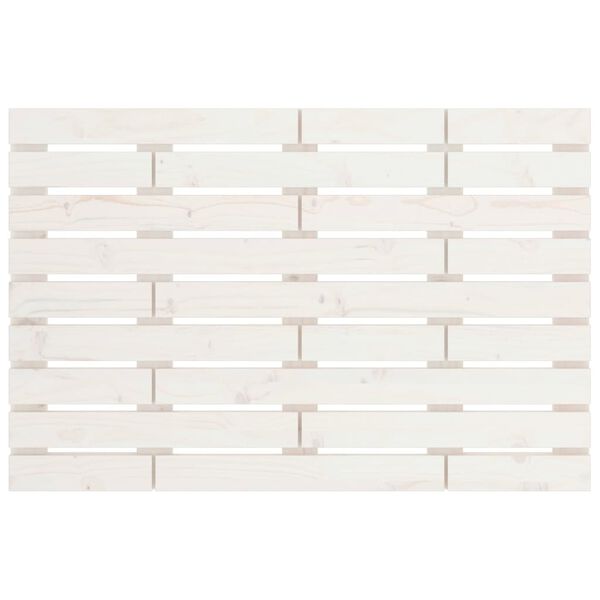 vidaXL Tête de lit murale Blanc 81x3x63 cm Bois massif de pin