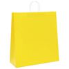 vidaXL Sacs en papier 50 pcs avec poign&eacute;es jaune 45x17x48 cm
