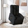 vidaXL Fauteuil inclinable de massage &eacute;lectrique Noir Tissu
