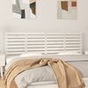 vidaXL T&ecirc;te de lit murale Blanc 206x3x63 cm Bois massif de pin