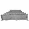 vidaXL Set de coussins de palette 2 pcs Gris 180 x 40 x 8 cm