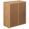 vidaXL Commode SAUDA chêne 76,5x39x91 cm bois de pin massif
