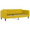 vidaXL Lit de jour avec matelas jaune 80x200 cm velours