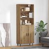 vidaXL Haut Armoire Ch&ecirc;ne artisanal 69,5 x 34 x 180 cm