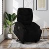 vidaXL Fauteuil inclinable noir tissu