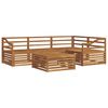 vidaXL Ensemble de canap&eacute;s d'ext&eacute;rieur 5 pcs Naturel